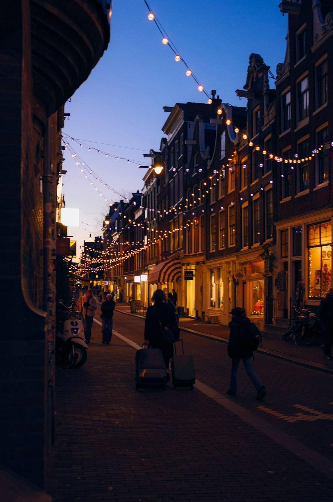 The same photo with the Blue Hour look